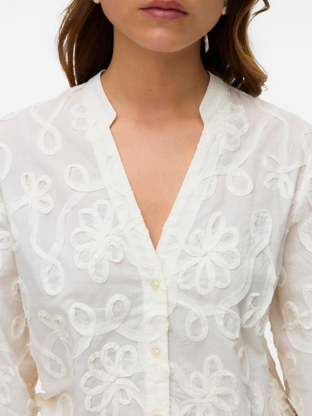 Product CAMISA DAISY-Cloud Dancer - Image 4