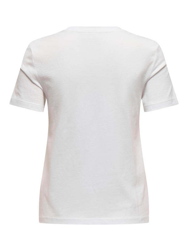 Product CAMISETA PENNY - Bright White Print:Pasta - Image 2