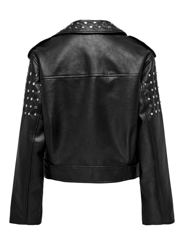 Product CAMPERA BIKER EFECTO CUERO DESTINY-Black - Image 2
