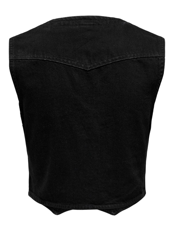 Product CHALECO CARRY  - Black Denim - Image 2