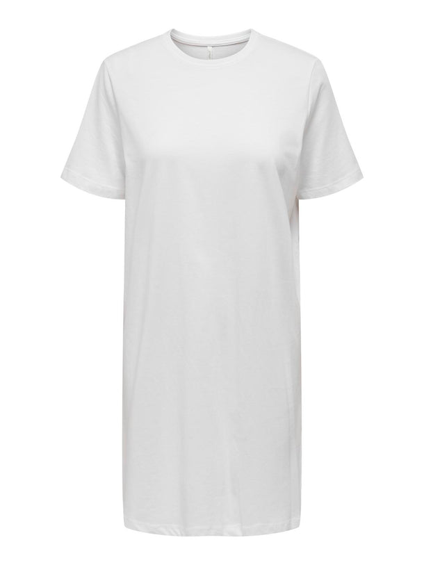 Product VESTIDO MAY MANGA CORTA OVERSIZED - Bright White - Image 1