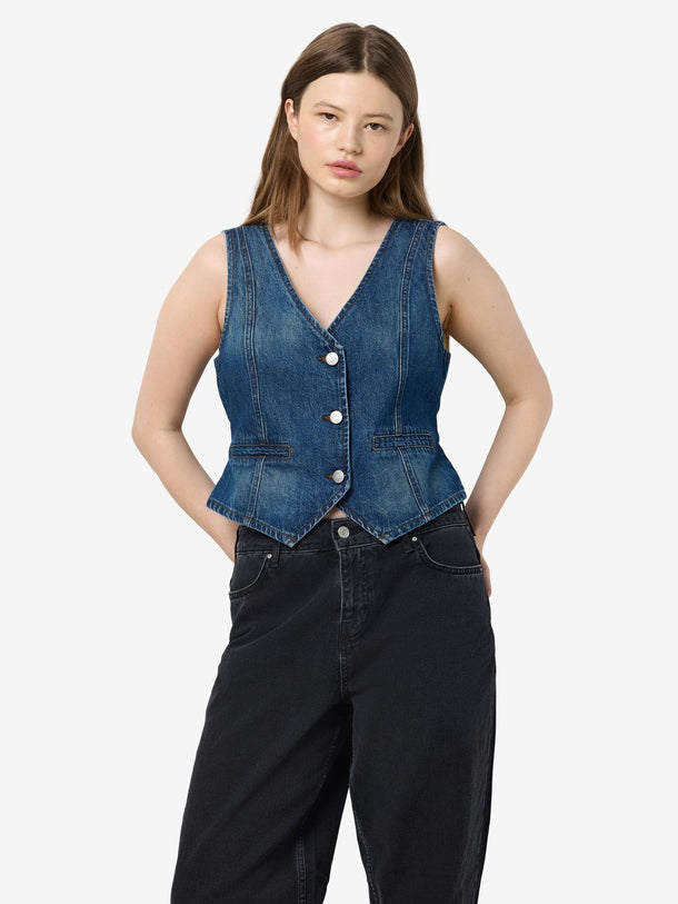 Product CHALECO SANJA - Dark Blue Denim - Image 1