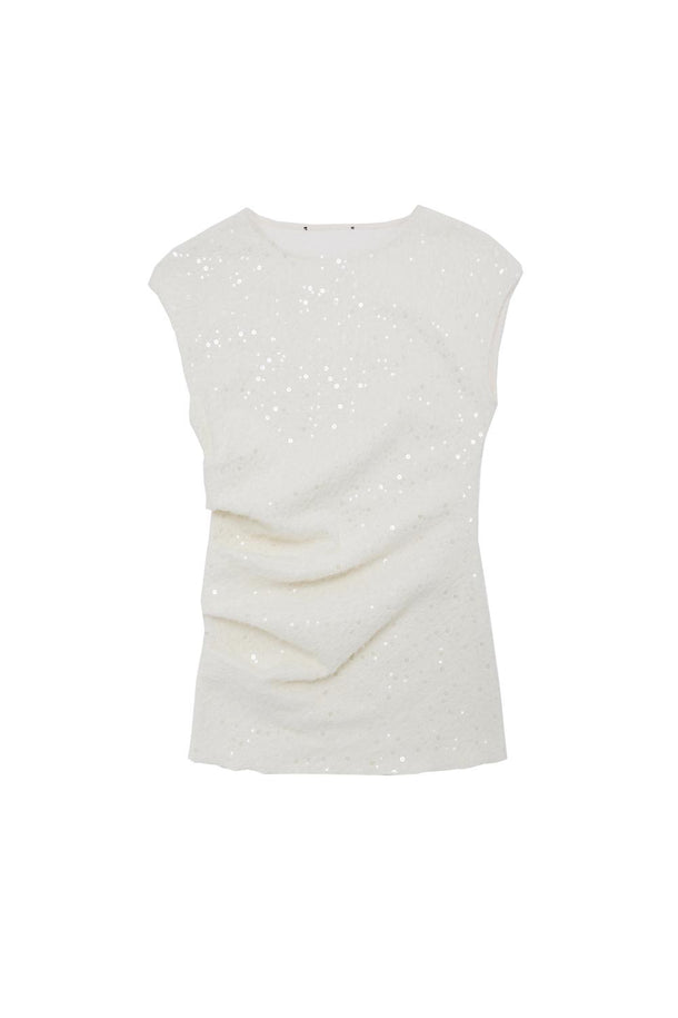 Product TOP LENTEJUELAS BMK-Cannoli Cream - Image 4