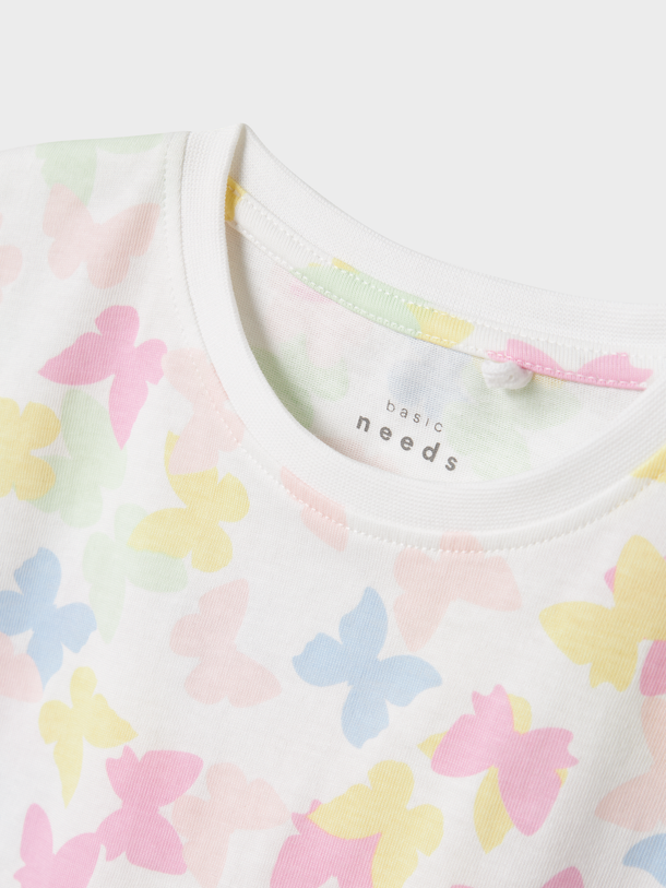 Product VESTIDO VIGGA CAPSL - Bright White AOP:BUTTERFLIES - Image 2