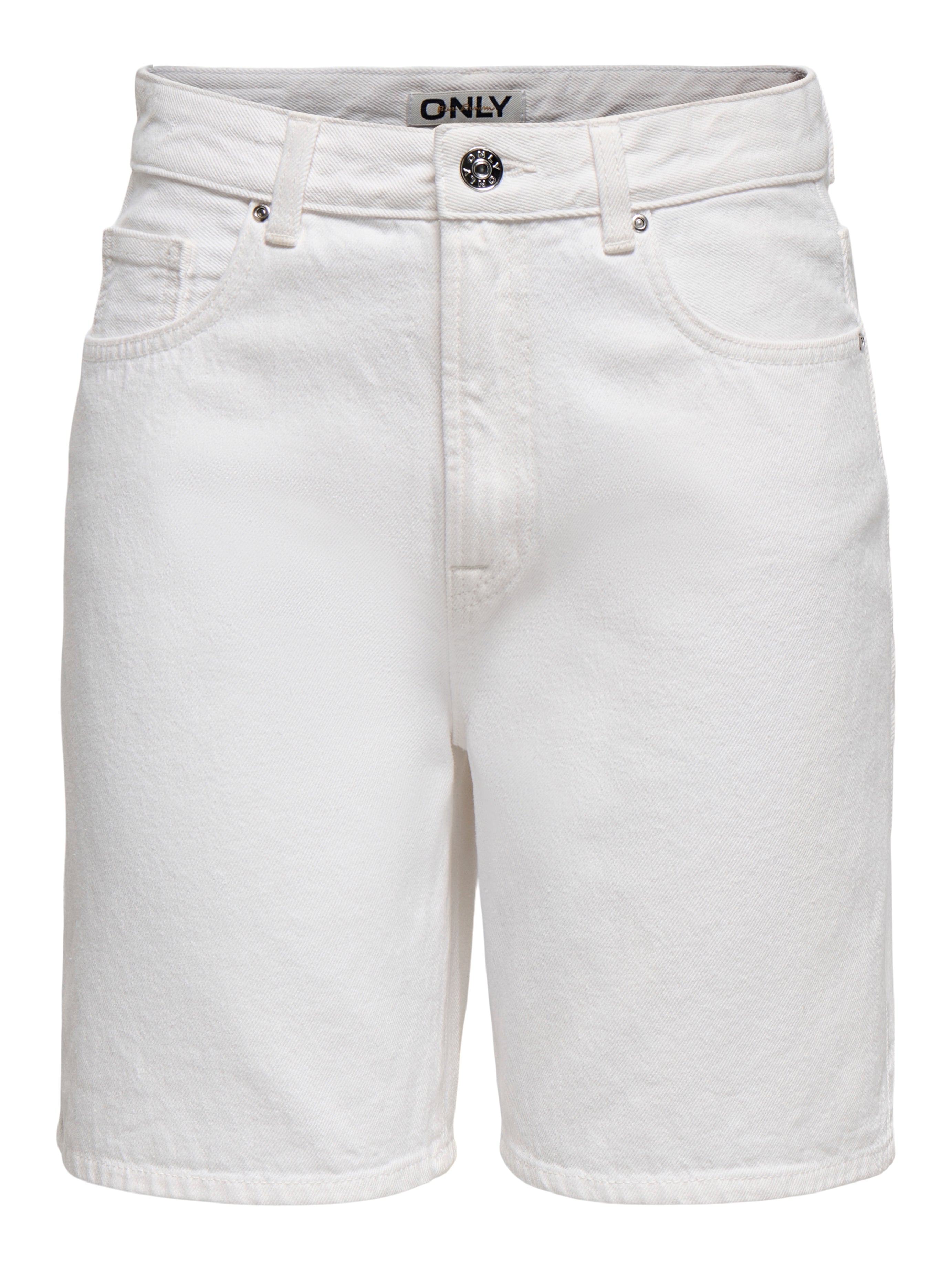SHORT DENIM TIRO ALTO BILLIE - Bright White