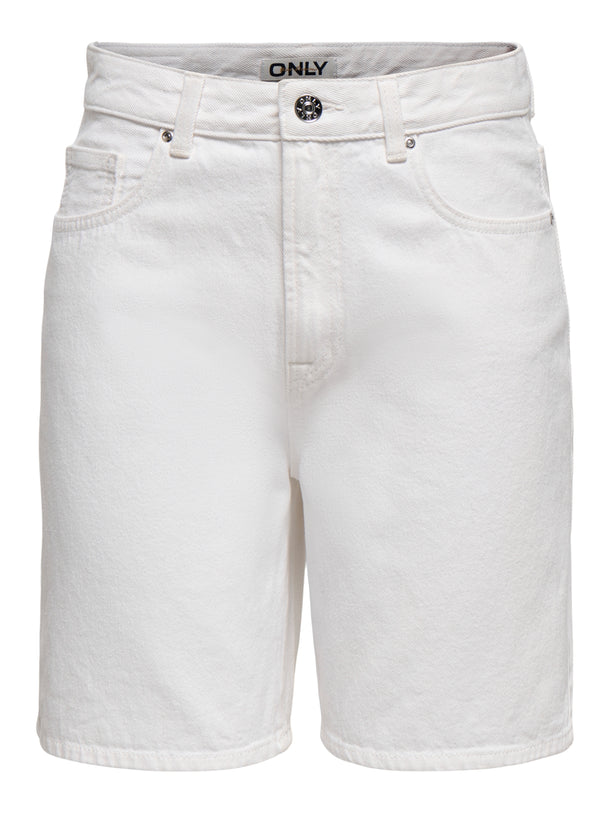 Product SHORT DENIM TIRO ALTO BILLIE - Bright White - Image 1