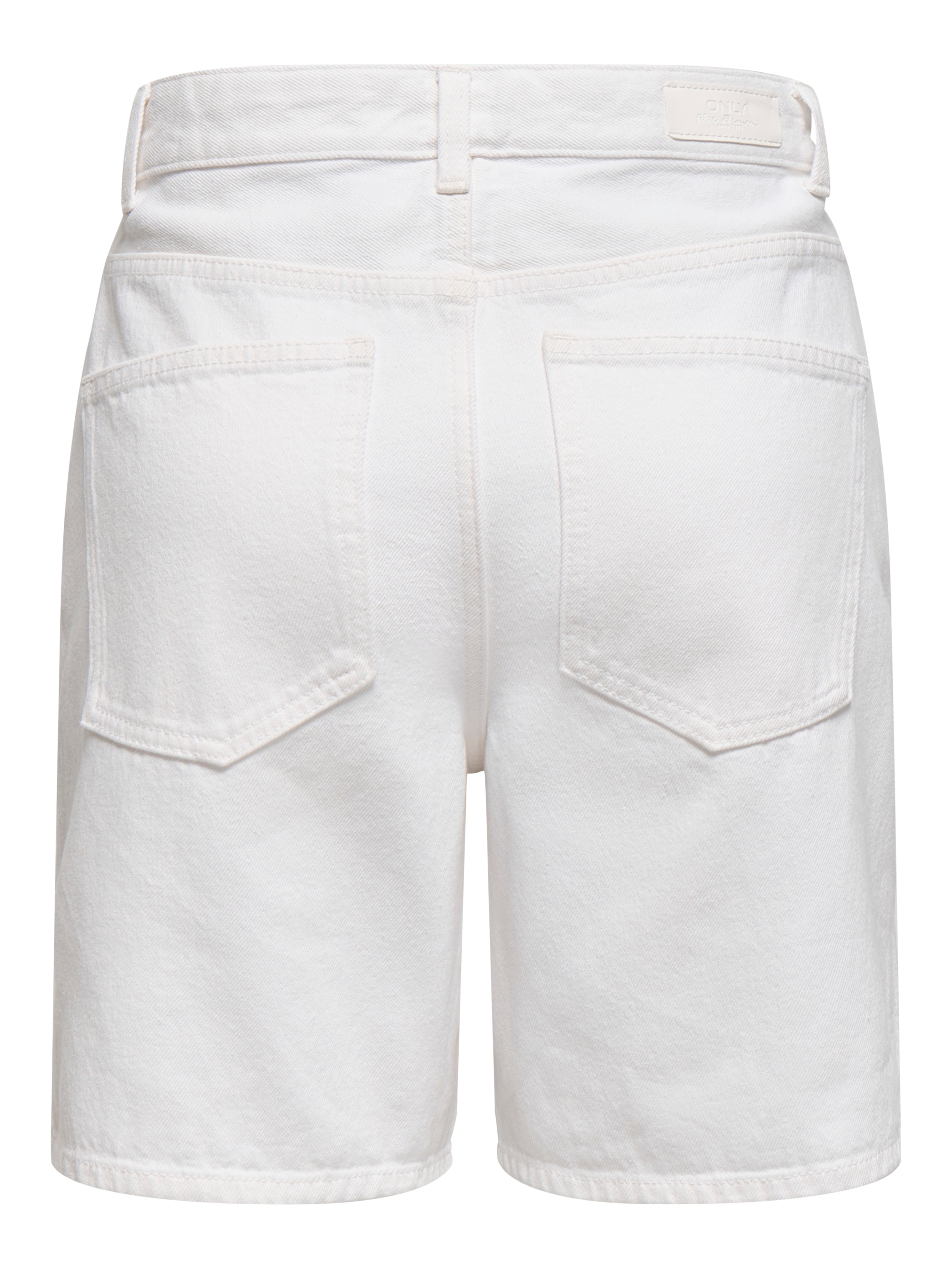 SHORT DENIM TIRO ALTO BILLIE - Bright White