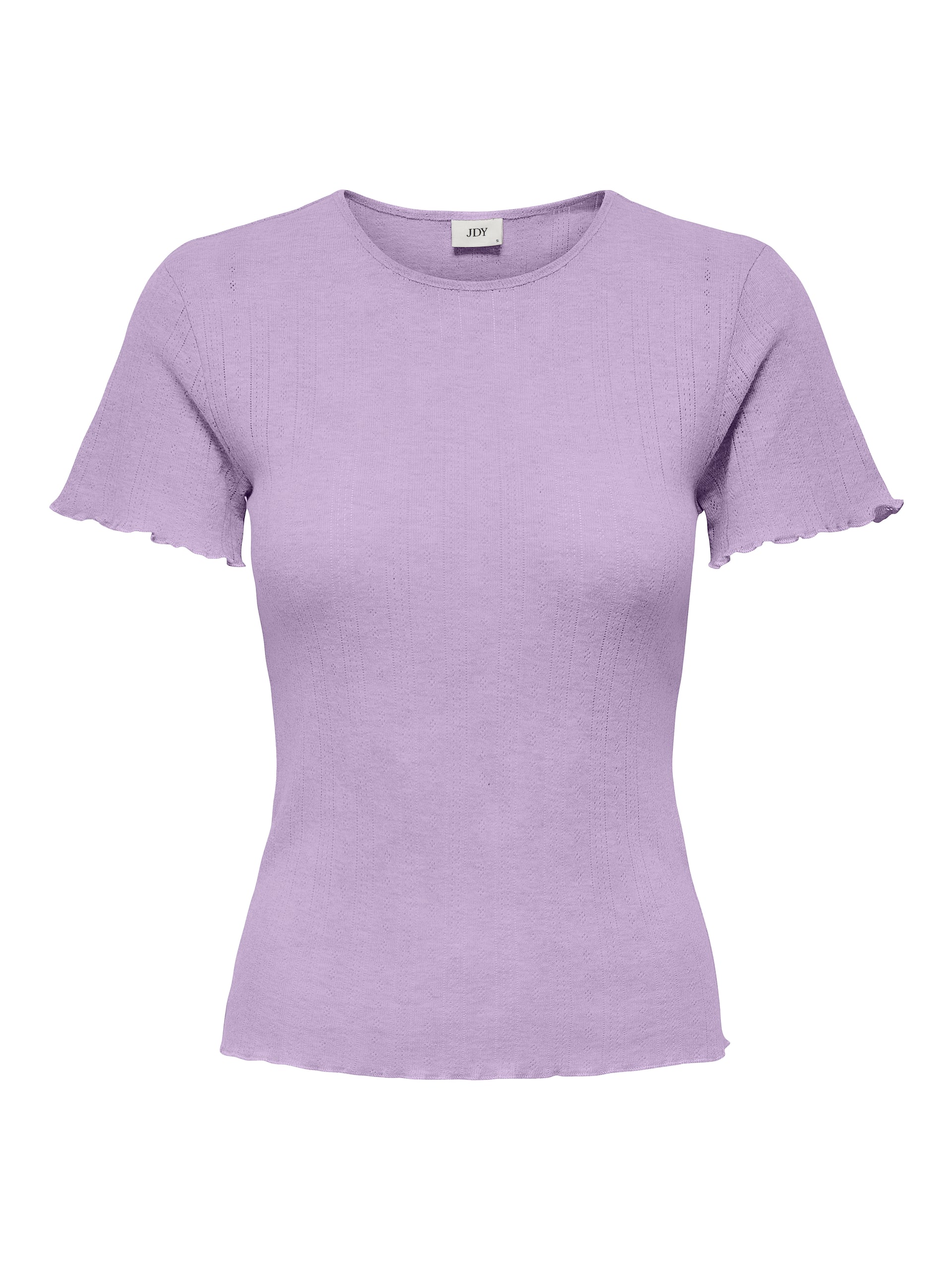 CAMISETA CON VOLADOS SALSA-Orchid Bloom