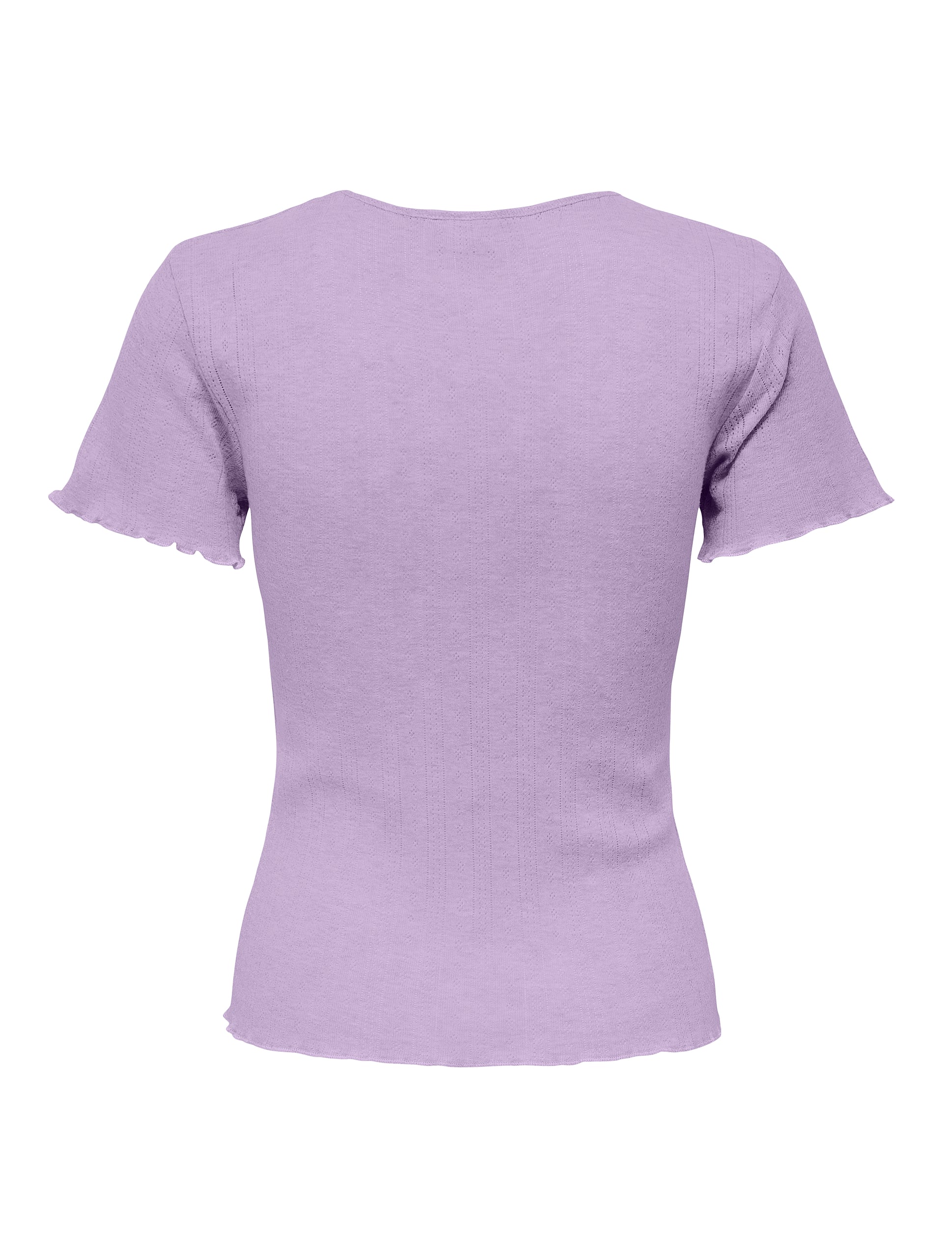 CAMISETA CON VOLADOS SALSA-Orchid Bloom