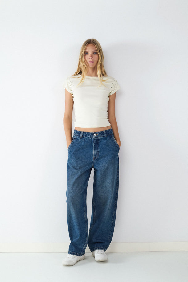 Product JEAN SKATER BMK - Vintage Dark Blue Denim - Image 1