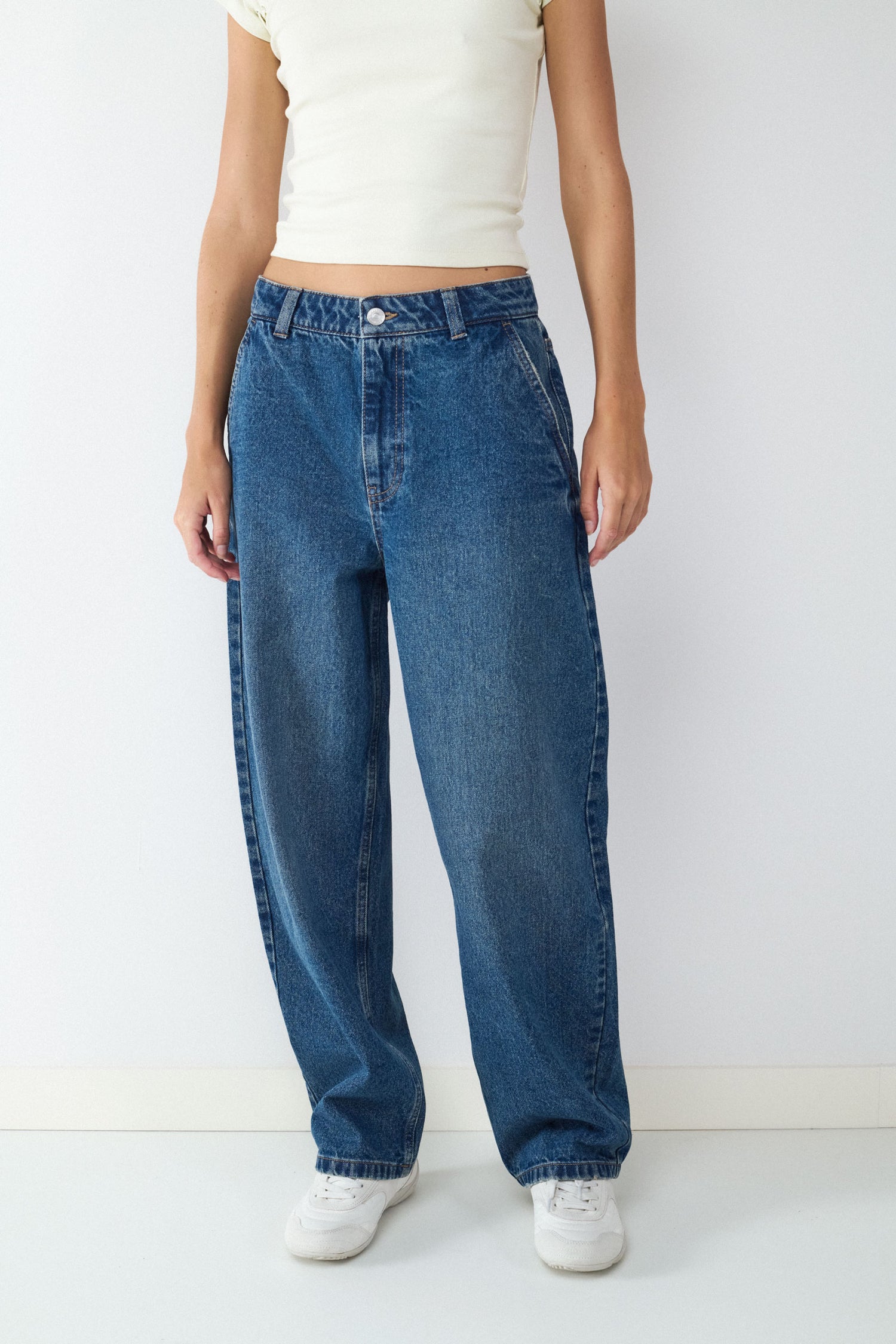 JEAN SKATER BMK - Vintage Dark Blue Denim