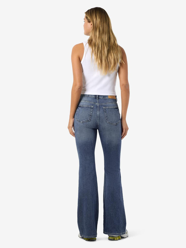 Product JEAN FLARE TIRO ALTO KAREEN-Medium Blue Denim - Image 2