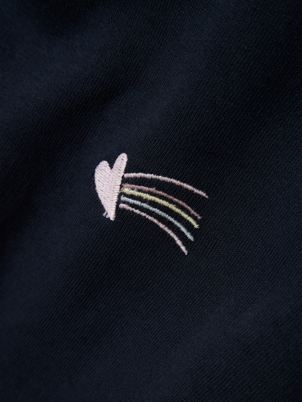 Product SUDADERA VALLENE - Dark Sapphire Print:HEART - Image 2