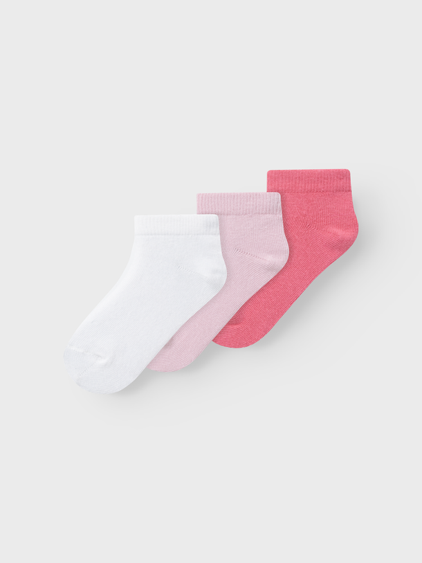 Product PACK DE 3 MEDIAS - Bright White Pack:Parfait Pink + Camellia Rose - Image 1