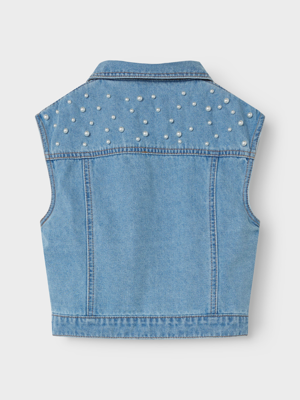 Product CHALECO ERNA - Medium Blue Denim - Image 4