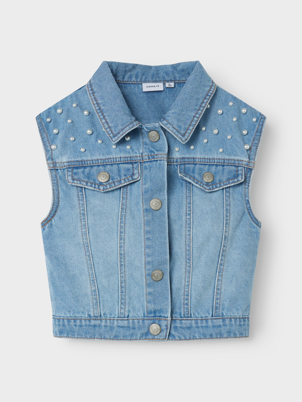 Product CHALECO ERNA - Medium Blue Denim - Image 1