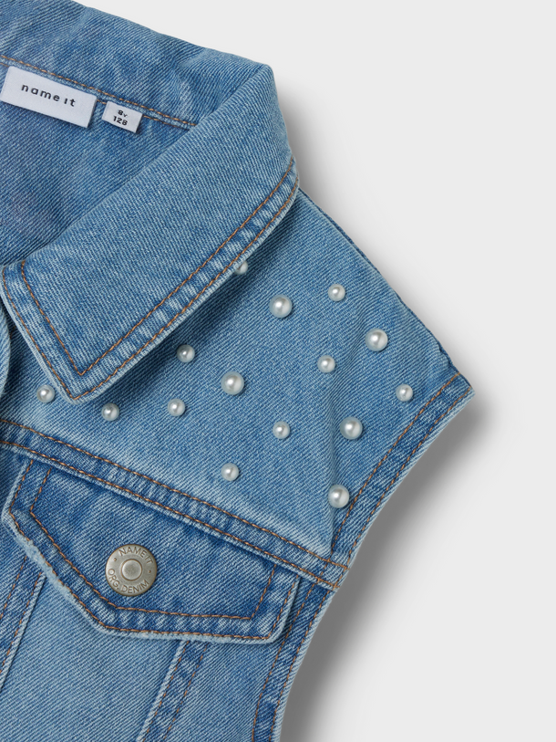 Product CHALECO ERNA - Medium Blue Denim - Image 2