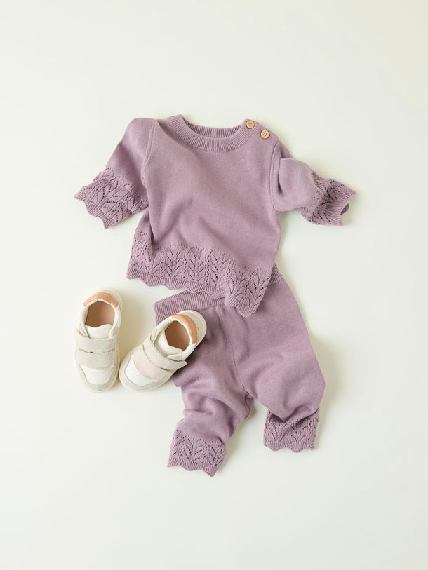 Product SWEATER TIMIE - Elderberry - Image 3