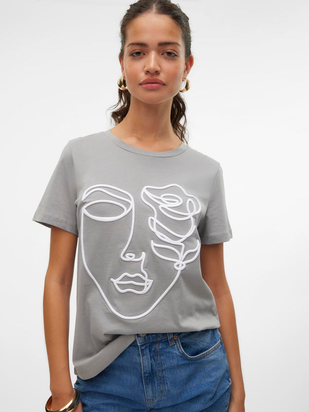 Product CAMISETA LINE - Griffin Print:ROSE FACE - Image 1