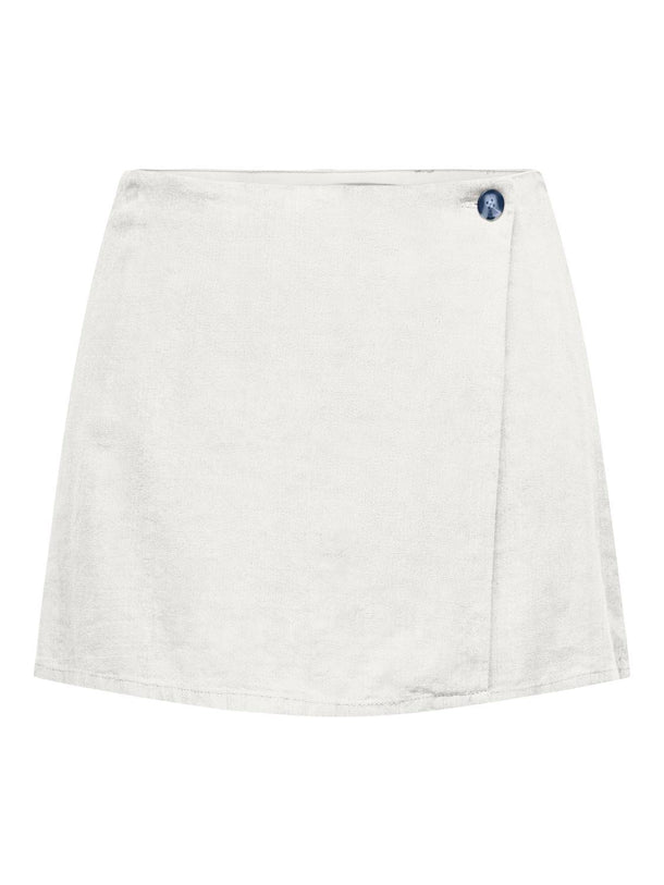 Product POLLERA SHORT LINO CARO-Cloud Dancer - Image 1