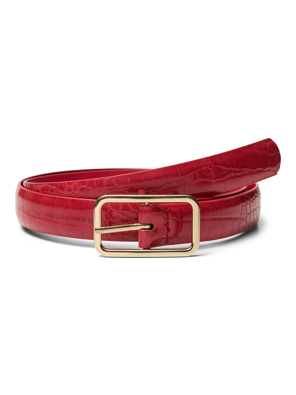 Product CINTURON LIZA -Pompeian Red Detail:Light Gold - Image 1
