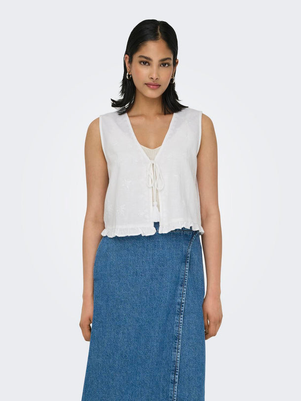 Product CHALECO DE LINO JAKIRI-Bright White - Image 5