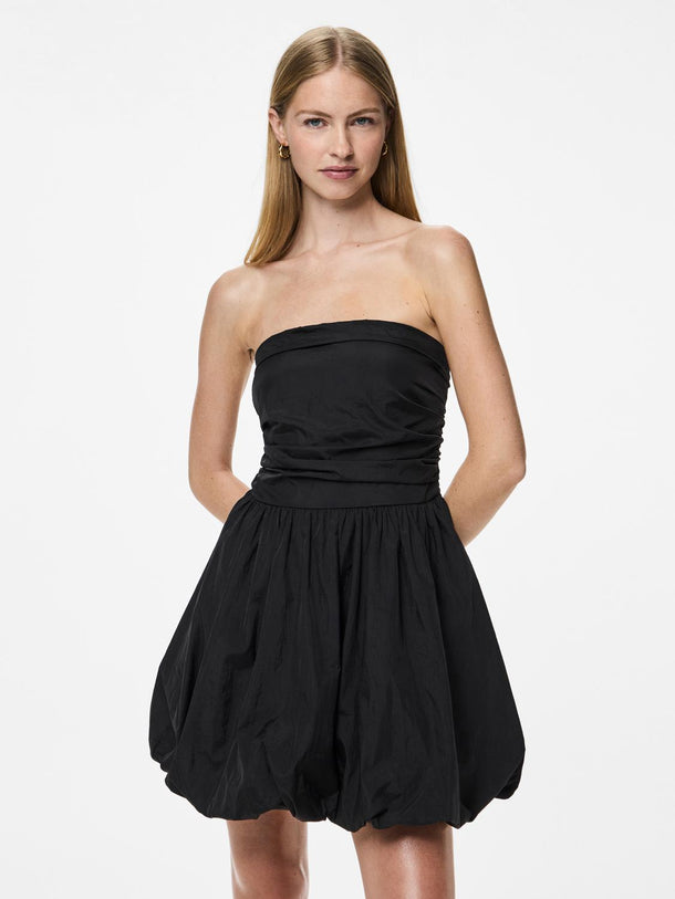Product VESTIDO MINI STRAPLESS BALLOON ANNI-Black - Image 3