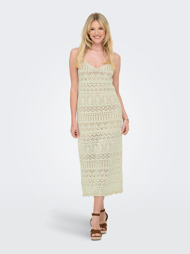 Product VESTIDO MAXI TEJIDO AVINA-Ecru - Image 2