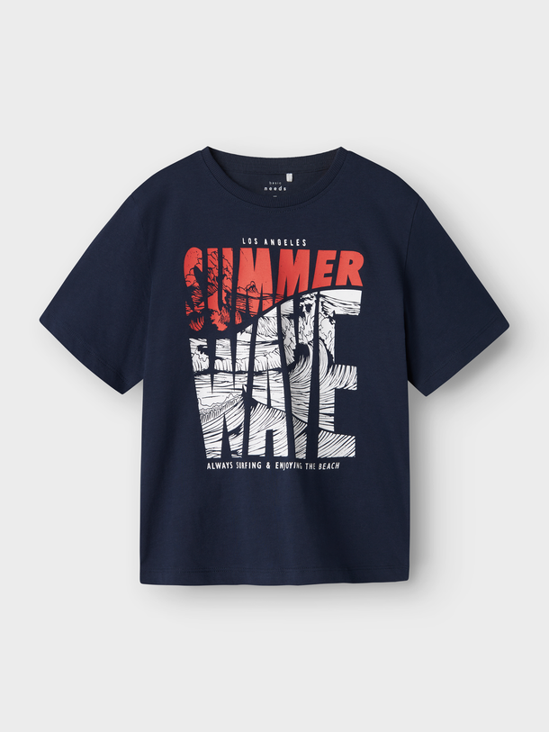 Product CAMISETA VAGNO - Navy Blazer Print:Summer Wave - Image 1