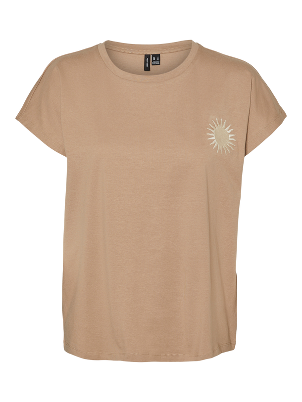Product CAMISETA BLASA - Silver Mink Print:Sun embroidery - Image 1