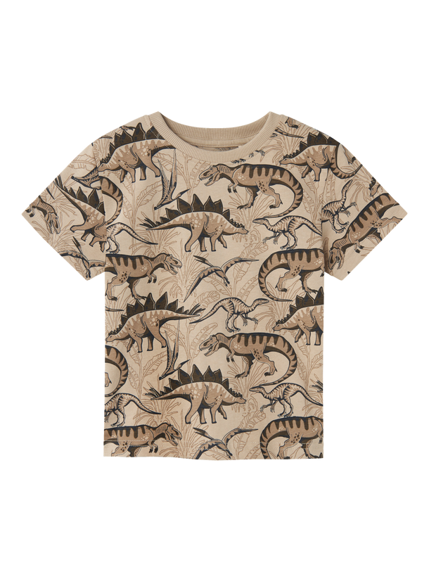 Product CAMISETA VALTHER - Pure Cashmere AOP:Dinosaur - Image 3