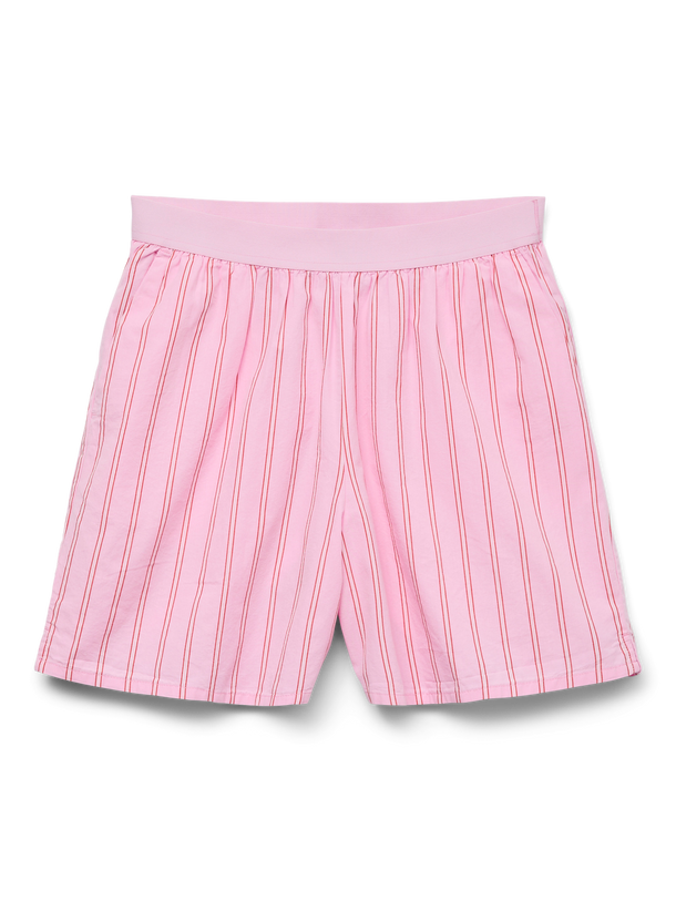 Product SHORT RAYAS ARLO-Bonbon Stripes:Fiery red/cloud dancer - Image 1