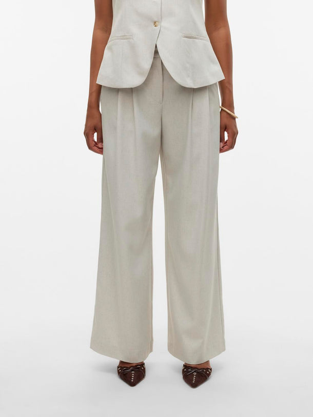 Product PANTALÓN DE LINO MIKELA-Birch Detail:MELANGE AS SAMPLE - Image 2