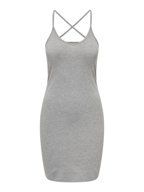 Product VESTIDO YAVA - Light Grey Melange - Image 1