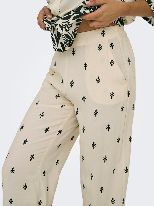 Product PANTALON MAGGIE - Sandshell AOP:BLACK ETHNIC - Image 6