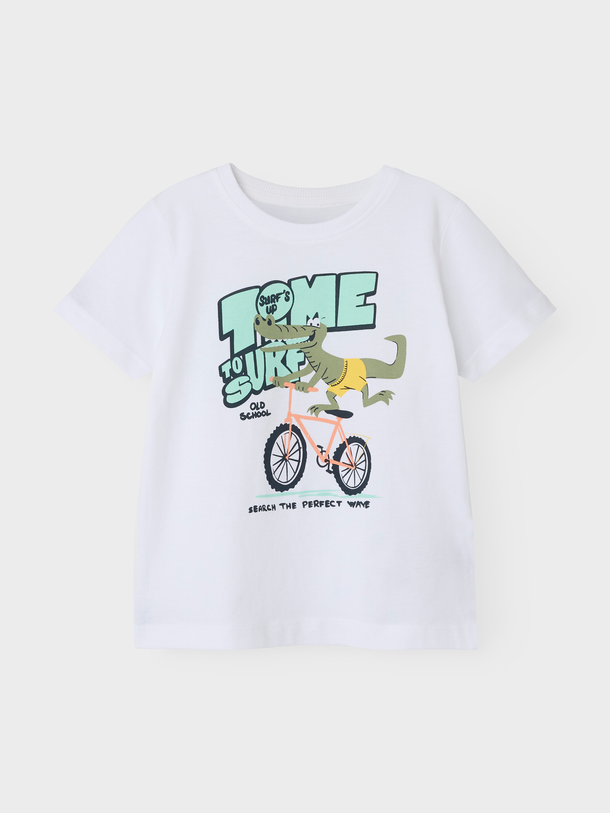 Product CAMISETA VICTOR - Bright White Print:Time To Surf - Image 1
