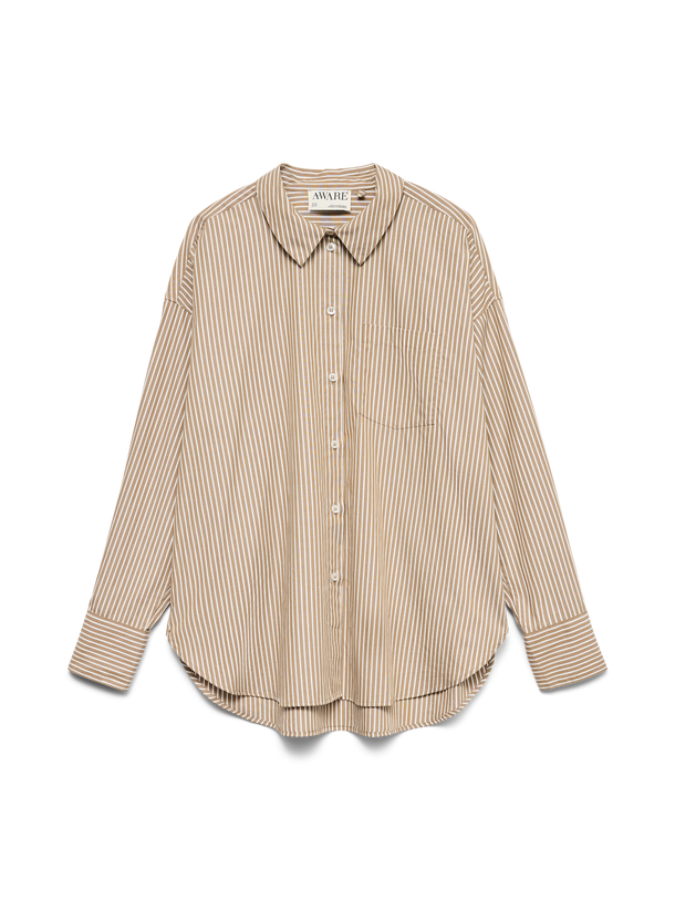 Product CAMISA PARINA - Otter Stripes:SNOW WHITE - Image 4