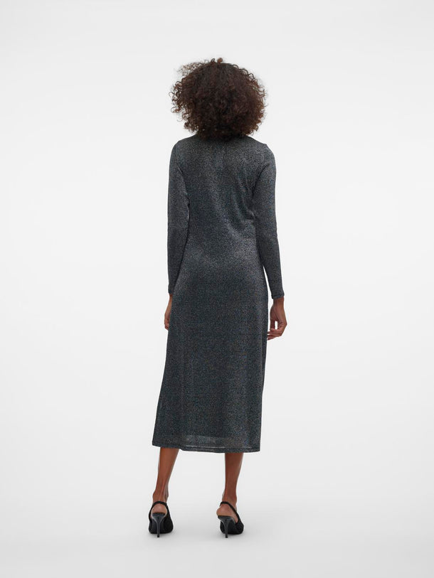 Product VESTIDO CASS - Black Detail:W. SILVER - Image 4