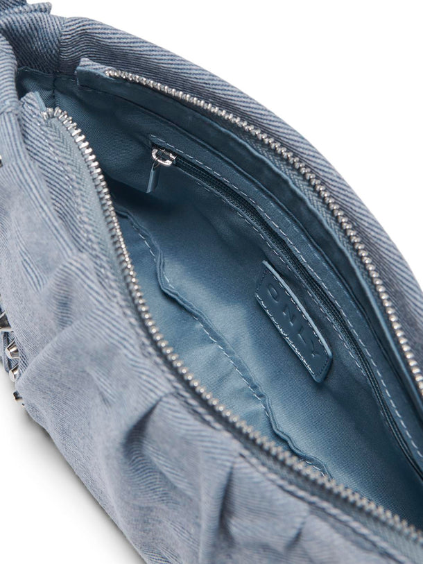 Product BOLSO EVERLY - Light Blue Denim Detail:SILVER TRIM - Image 2