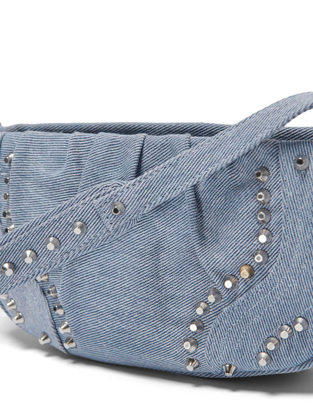 Product BOLSO EVERLY - Light Blue Denim Detail:SILVER TRIM - Image 4