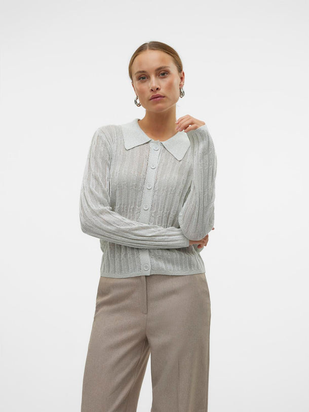 Product SWEATER MILES - Birch Detail:W. SILVER LUREX - Image 1