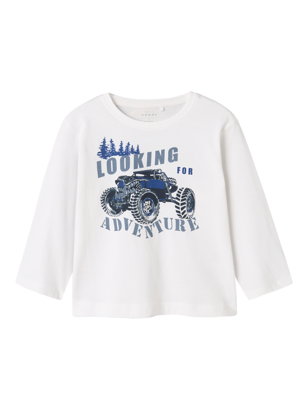 Product CAMISETA VICTOR - Bright White Print:Looking For Adventure - Image 3