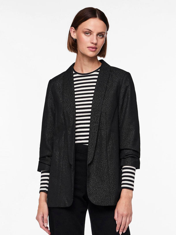 Product BLAZER SELLA - Black Detail:SILVER - Image 1