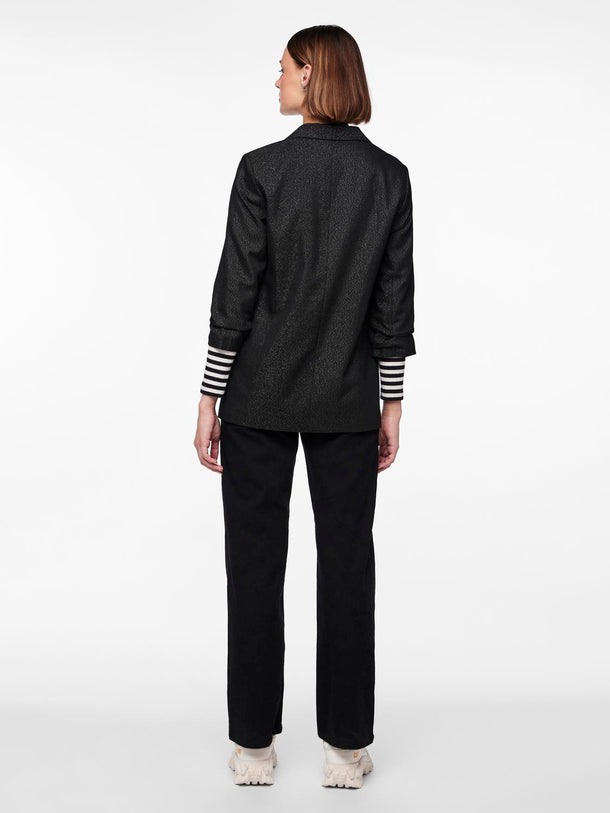 Product BLAZER SELLA - Black Detail:SILVER - Image 3