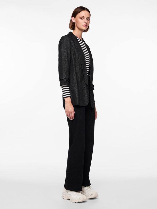 Product BLAZER SELLA - Black Detail:SILVER - Image 2