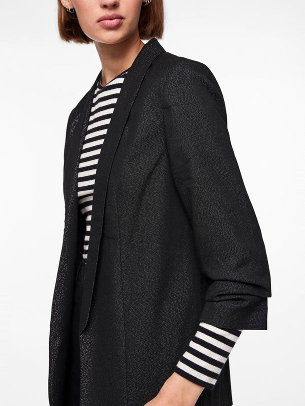 Product BLAZER SELLA - Black Detail:SILVER - Image 6