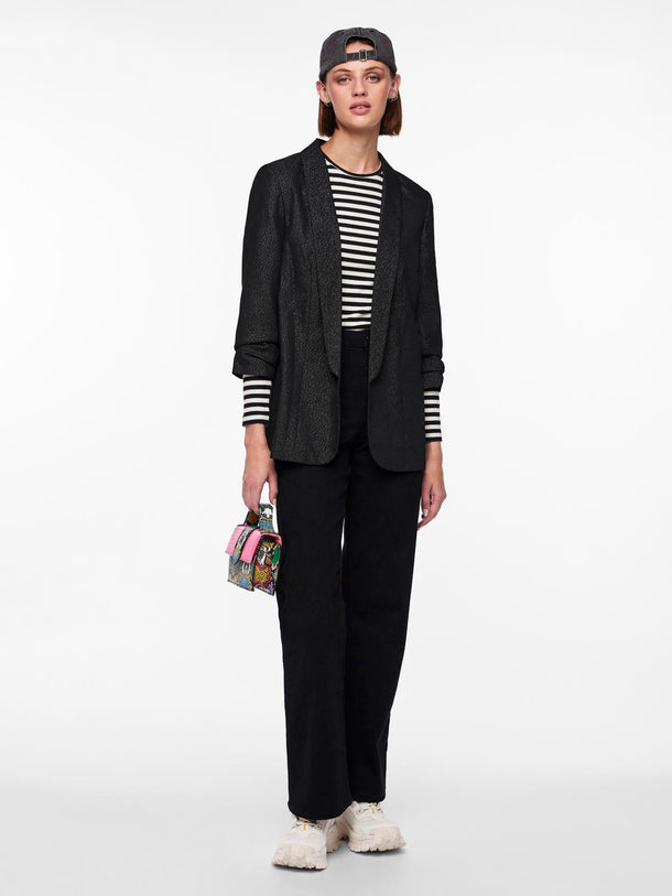 Product BLAZER SELLA - Black Detail:SILVER - Image 7