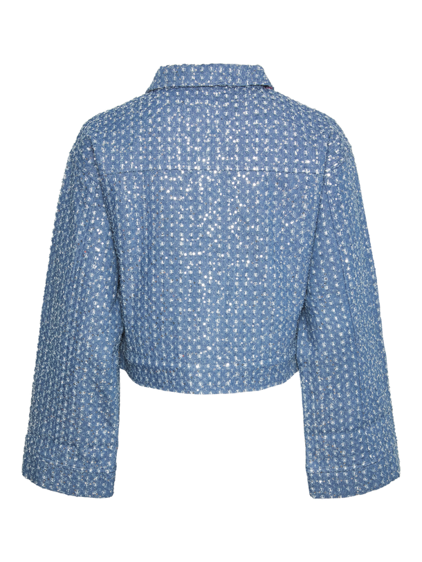 Product CHAQUETA NAOMI - Medium Blue Denim Detail:SEQUINS - Image 5