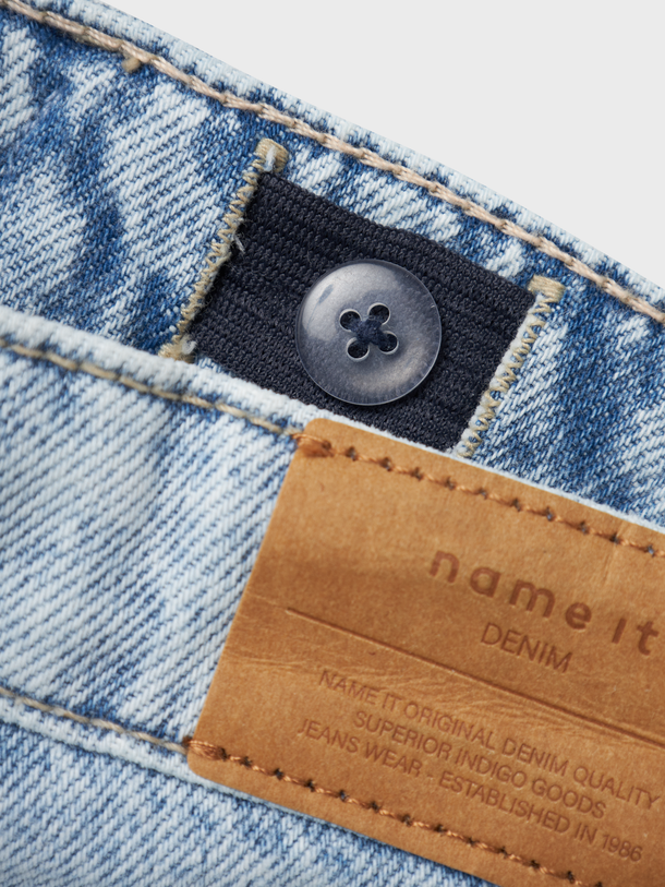 Product JEAN ROSE RECTO-Light Blue Bleached Denim - Image 2