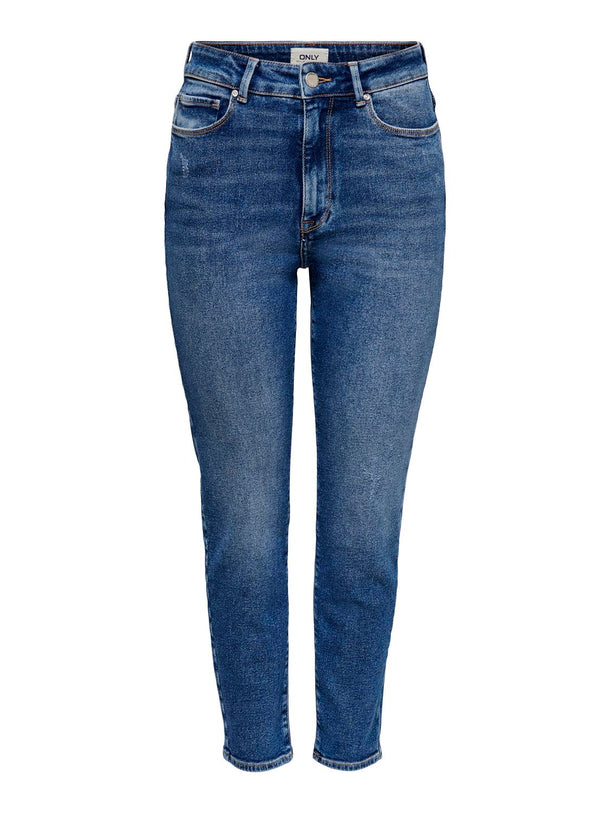 Product JEANS EMILY TEJIDO ELÁSTICO - Medium Blue Denim - Image 5
